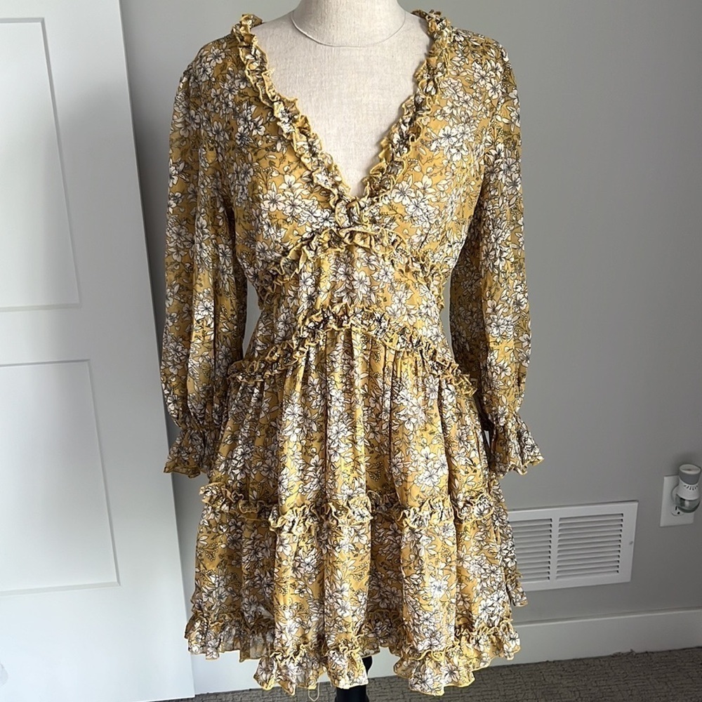 NWT Angel Biba Floral Dress Medium